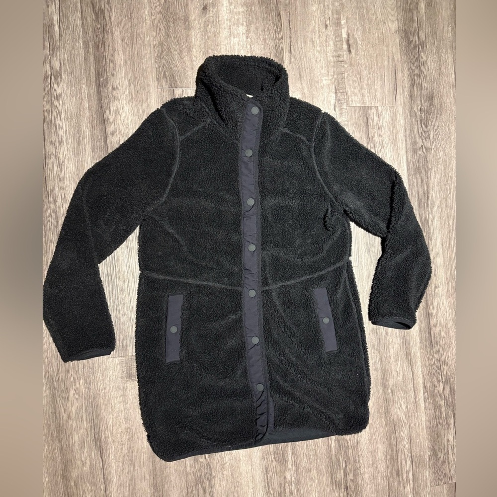 Women’s LL Bean Women's Bean's Sherpa Fleece Coat S - Picture 2 of 9